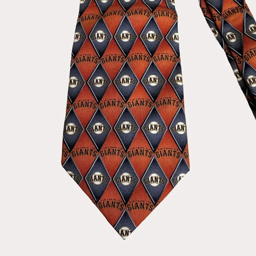 Eagle Neckwear MLB San Francisco Giants Silk Neck Tie Mens Diamond bv